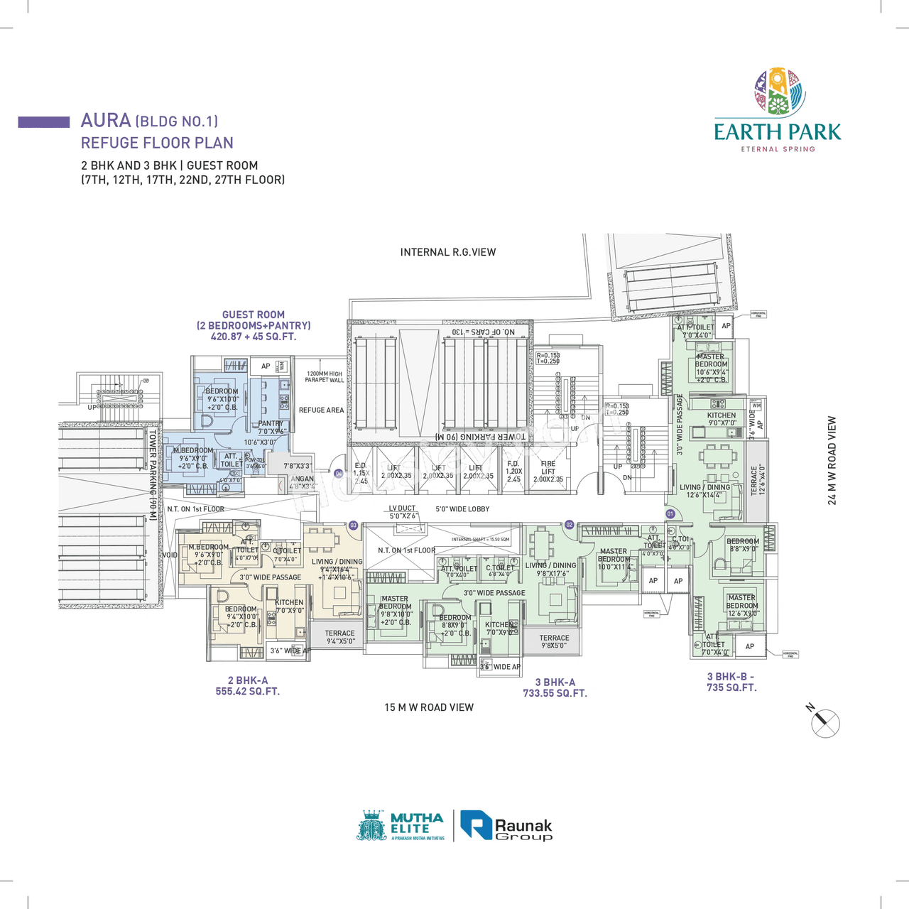 Raunak Earth Park Floor plan 4