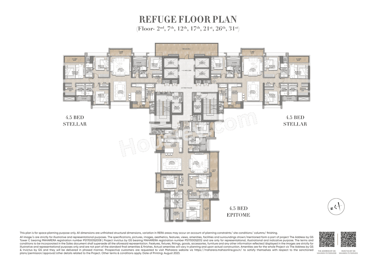 Raymond Invictus by GS Pokharan Road Floor plan 6