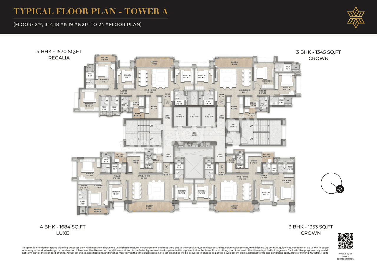Raymond Invictus by GS Floor plan 1