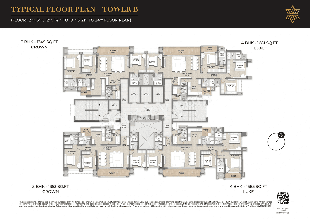 Raymond Invictus by GS Floor plan 2