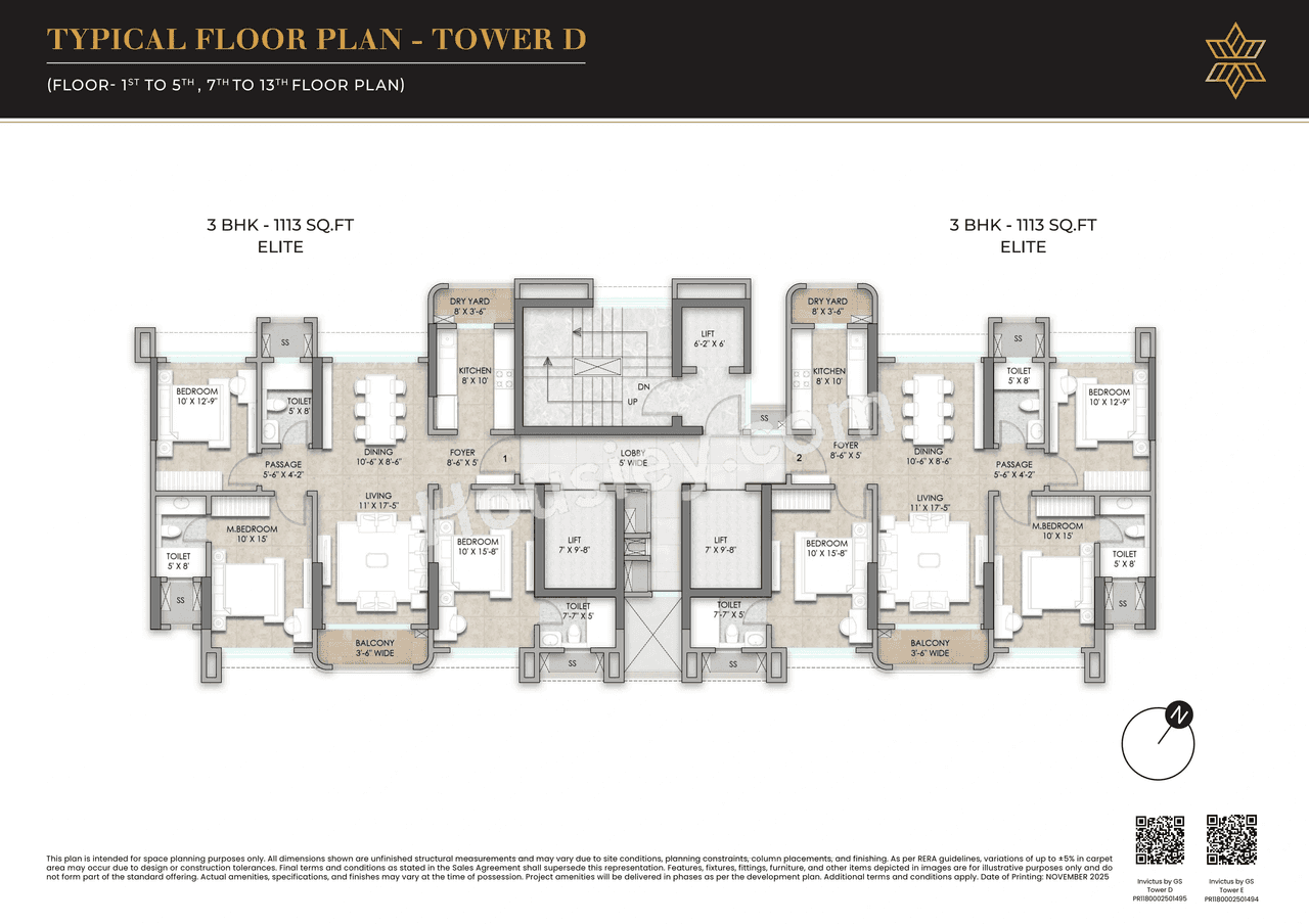 Raymond Invictus by GS Floor plan 4