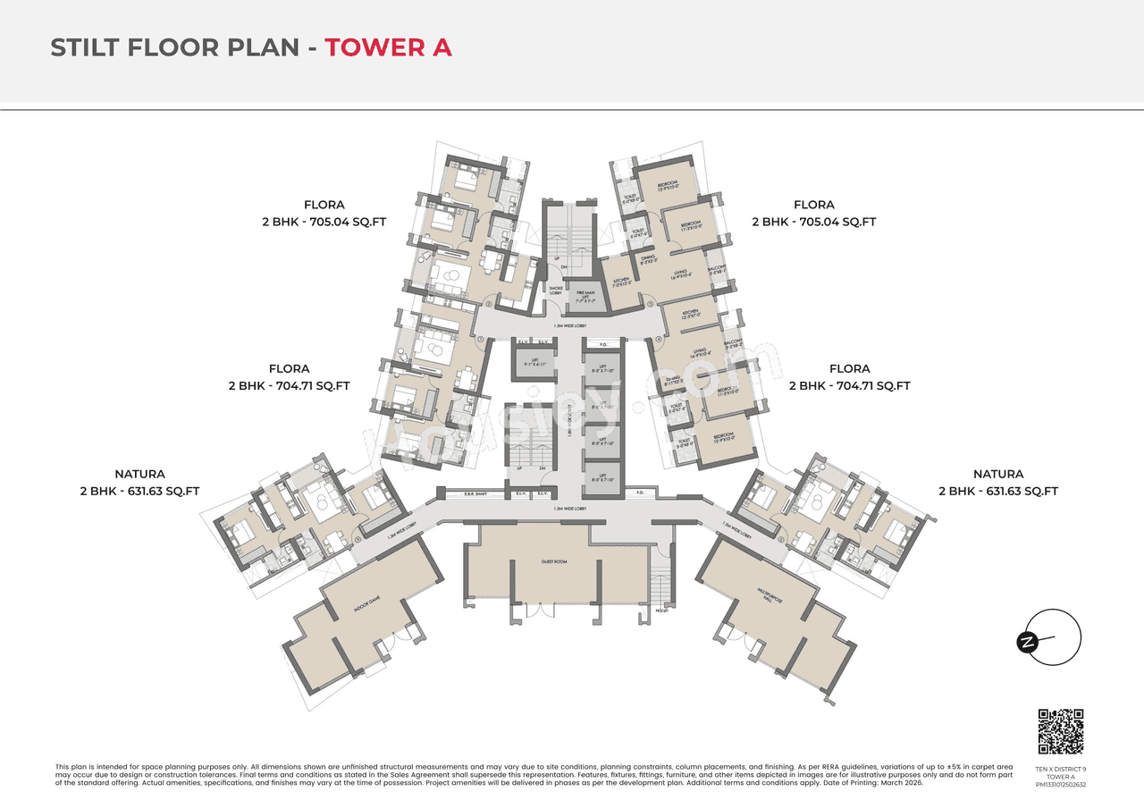 Raymond Ten x District 9 Floor plan 1