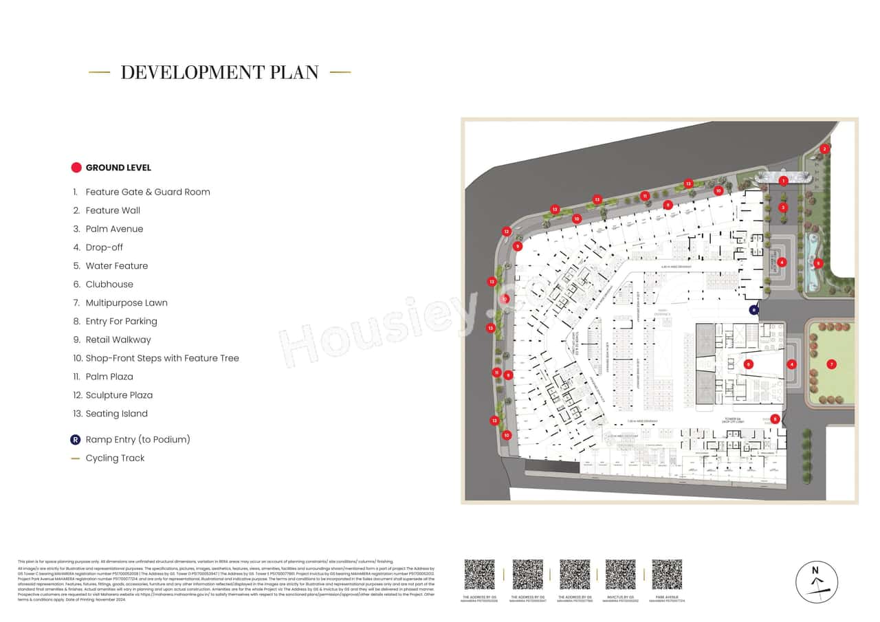Raymond The Address by GS Floor plan 3