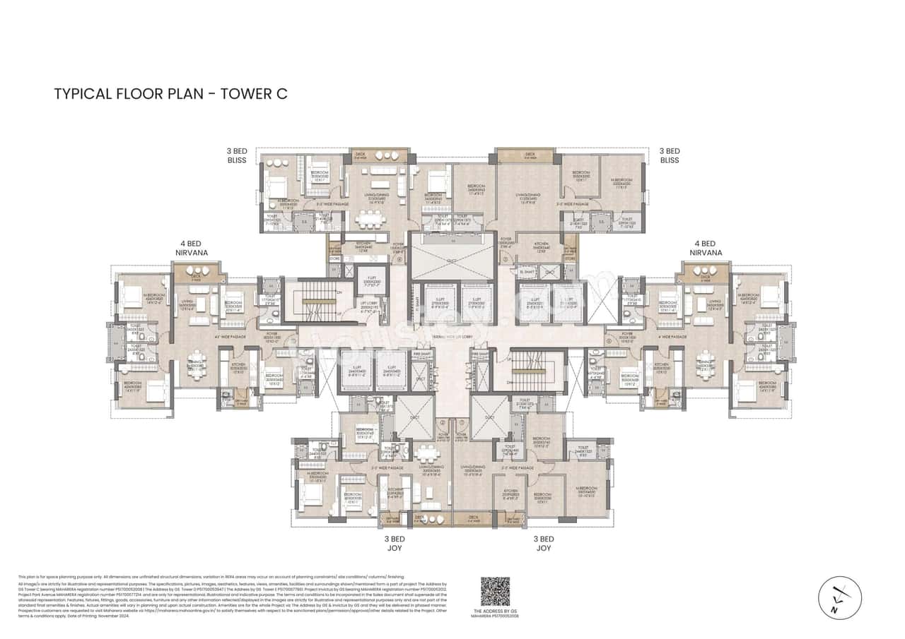 Raymond The Address by GS Floor plan 5