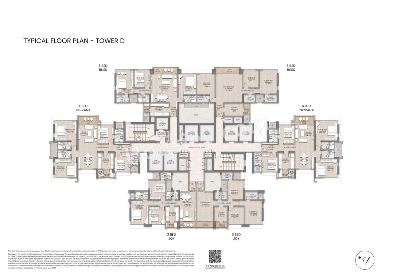 Raymond The Address by GS Floor plan 6