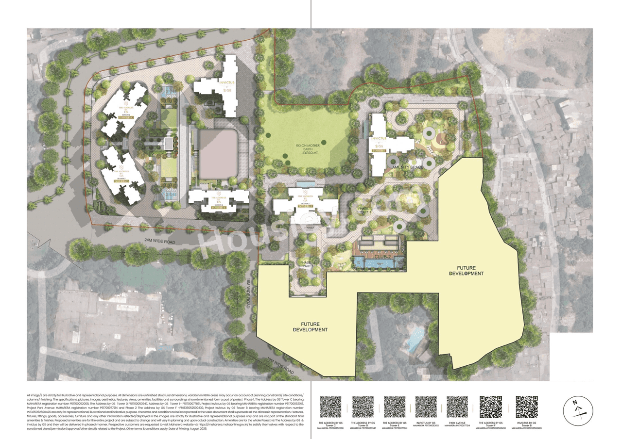 Raymond The Address by GS Floor plan 1