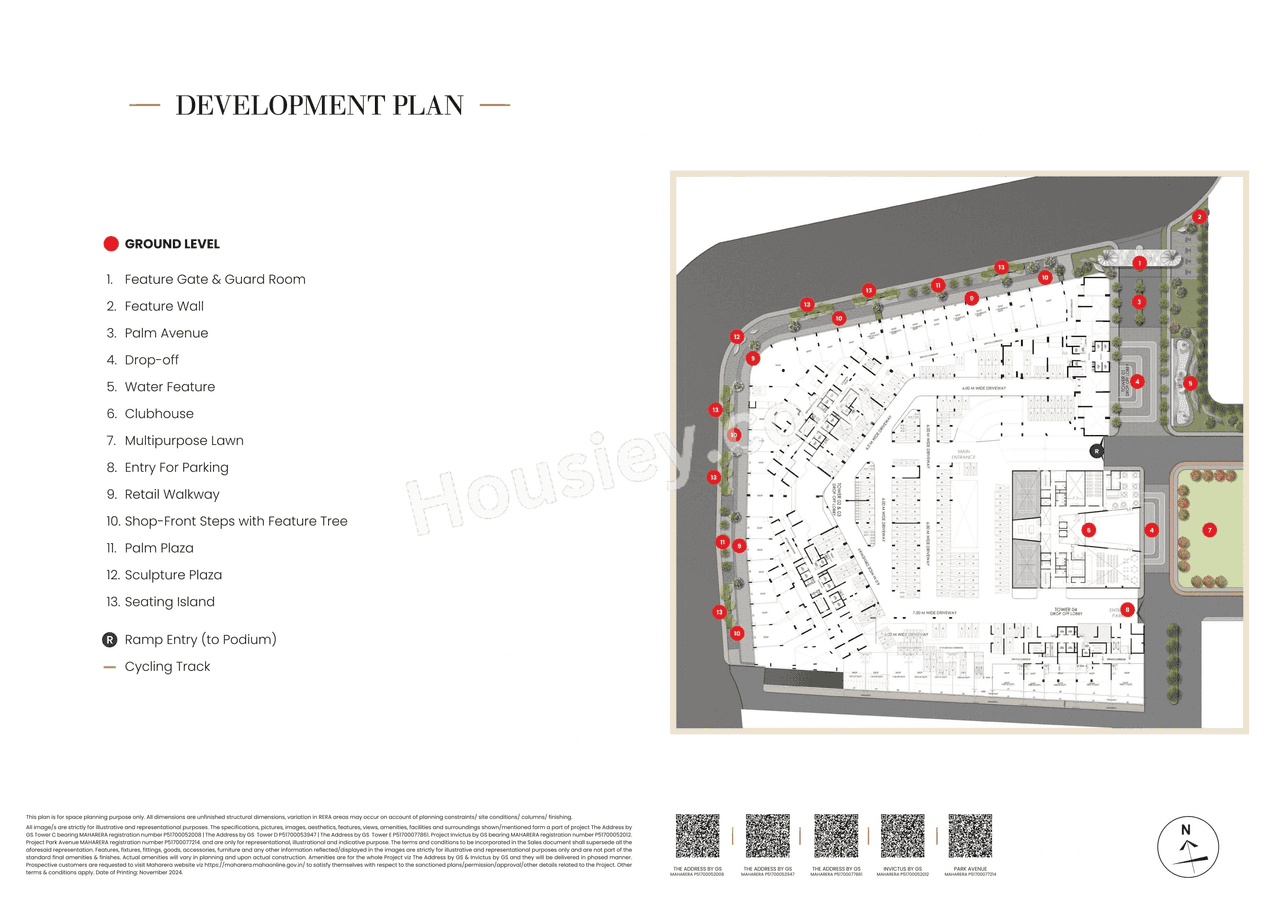 Raymond The Address by GS Floor plan 3