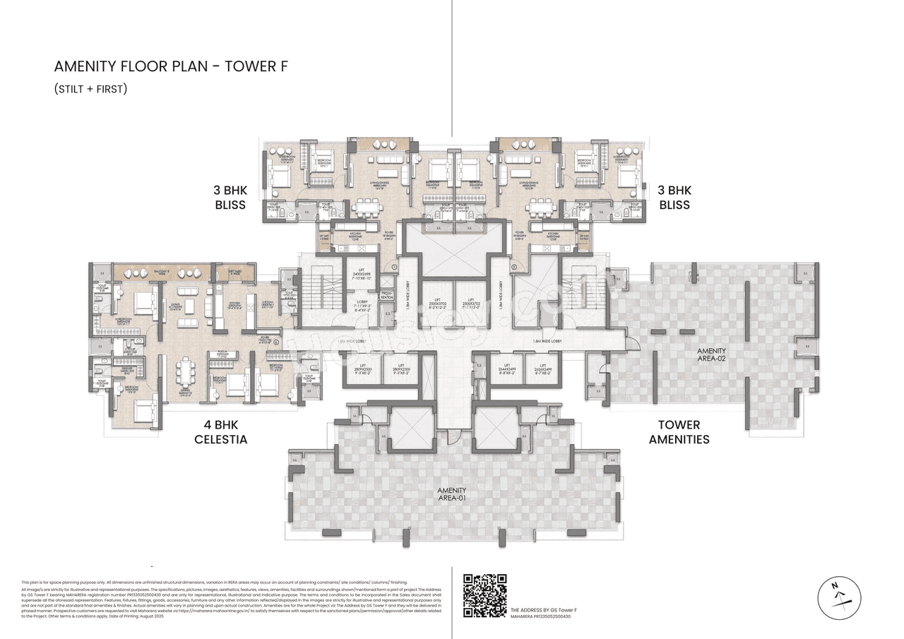 Raymond The Address by GS Floor plan 1
