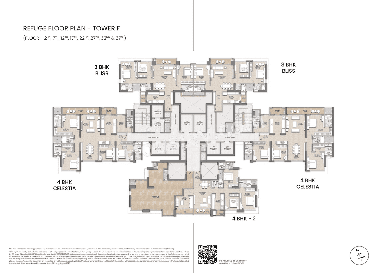 Raymond The Address by GS Floor plan 2