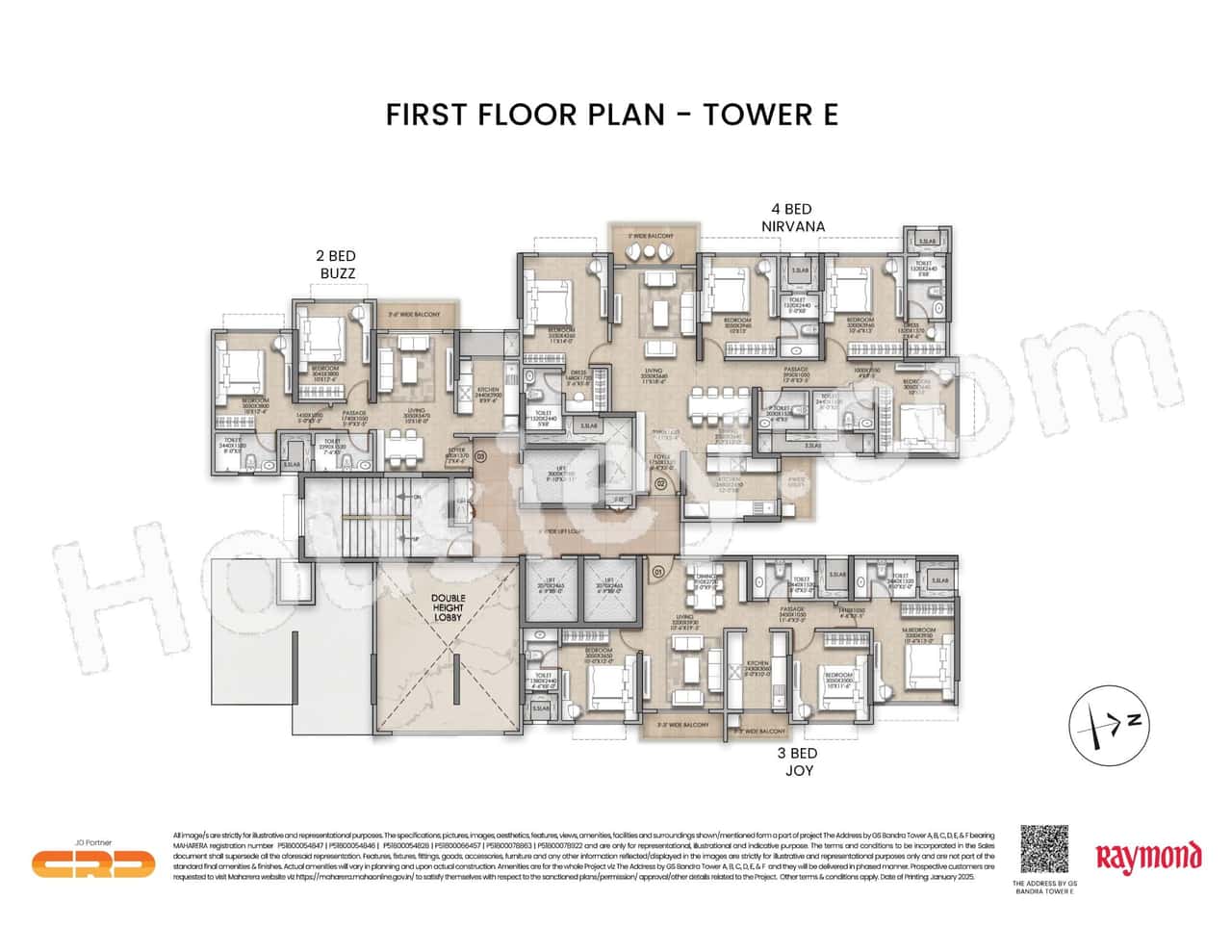 Raymond The Address Floor plan 3