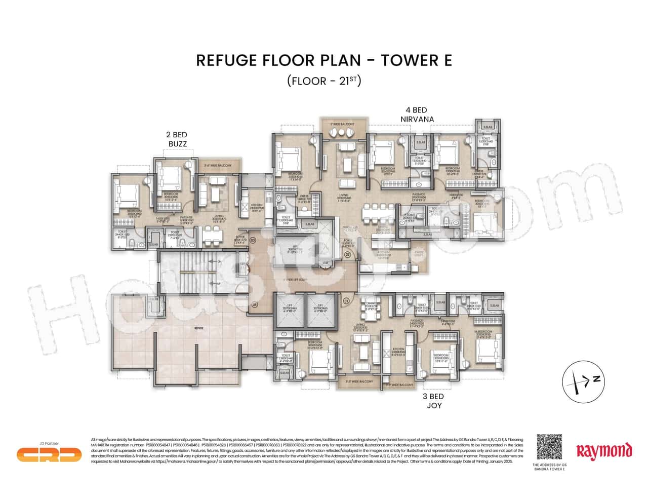 Raymond The Address Floor plan 4