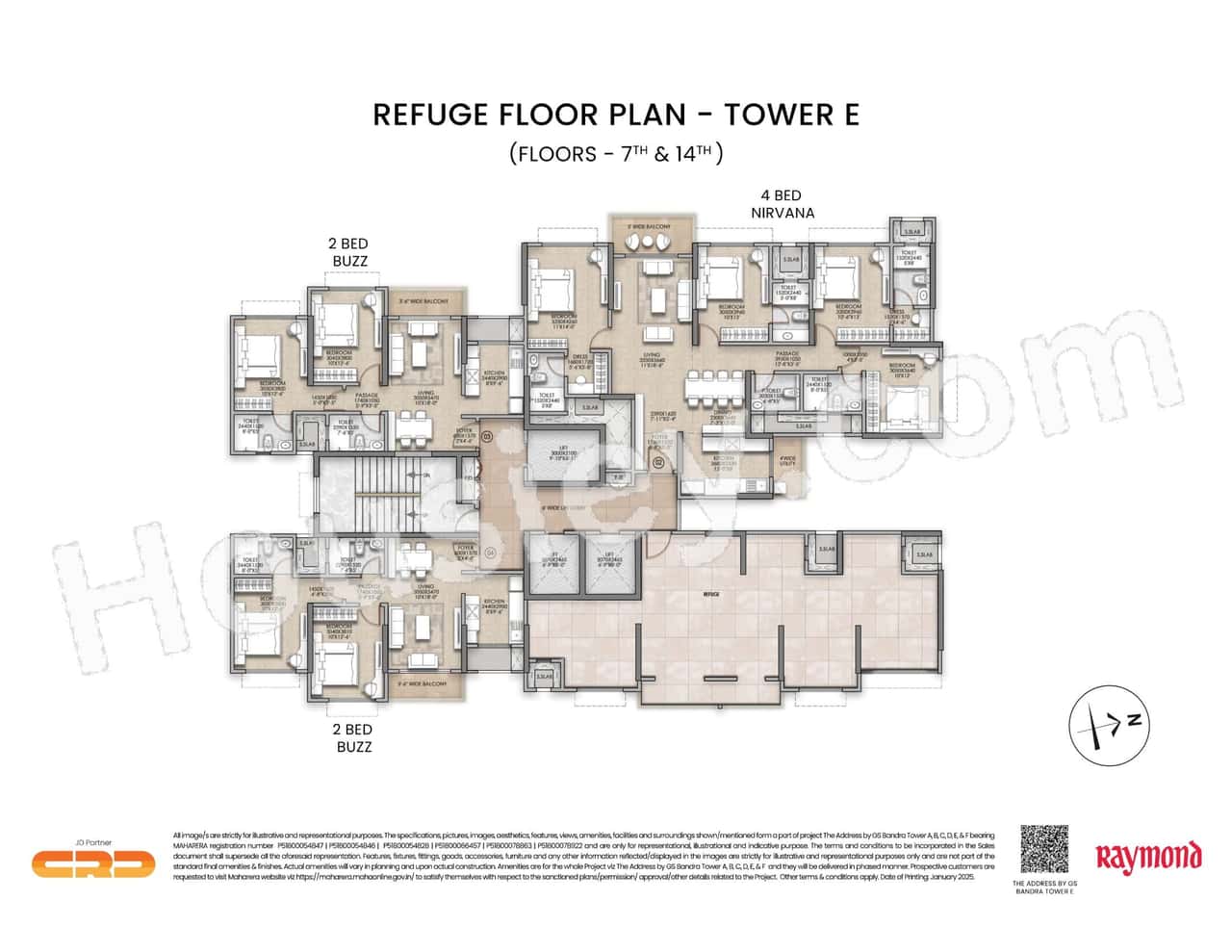 Raymond The Address Floor plan 5