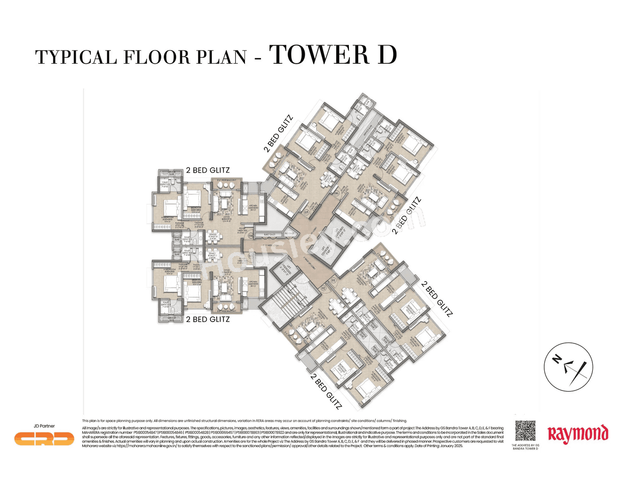 Raymond The Address Floor plan 11