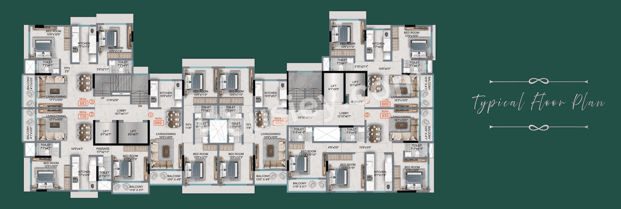 Rishabraj Anuja Floor plan 4