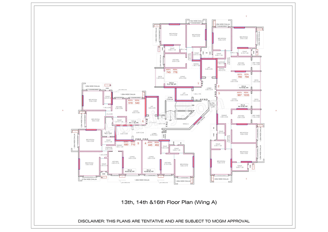 Rishabraj Avyaana Floor plan 2