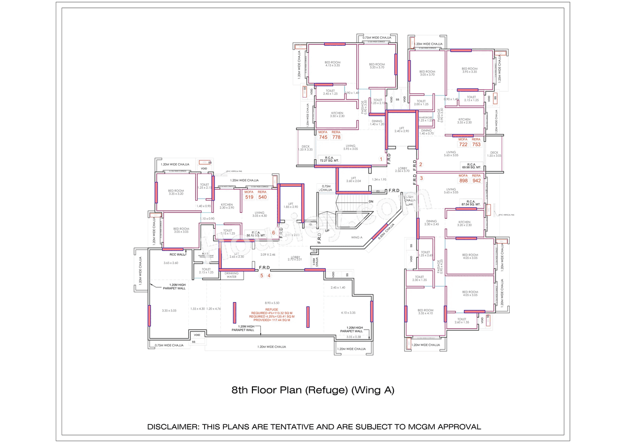 Rishabraj Avyaana Floor plan 4