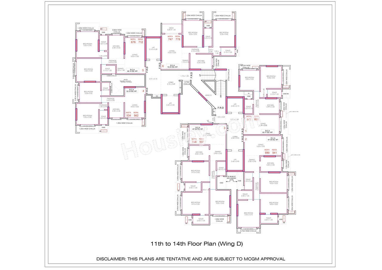 Rishabraj Avyaana Floor plan 13