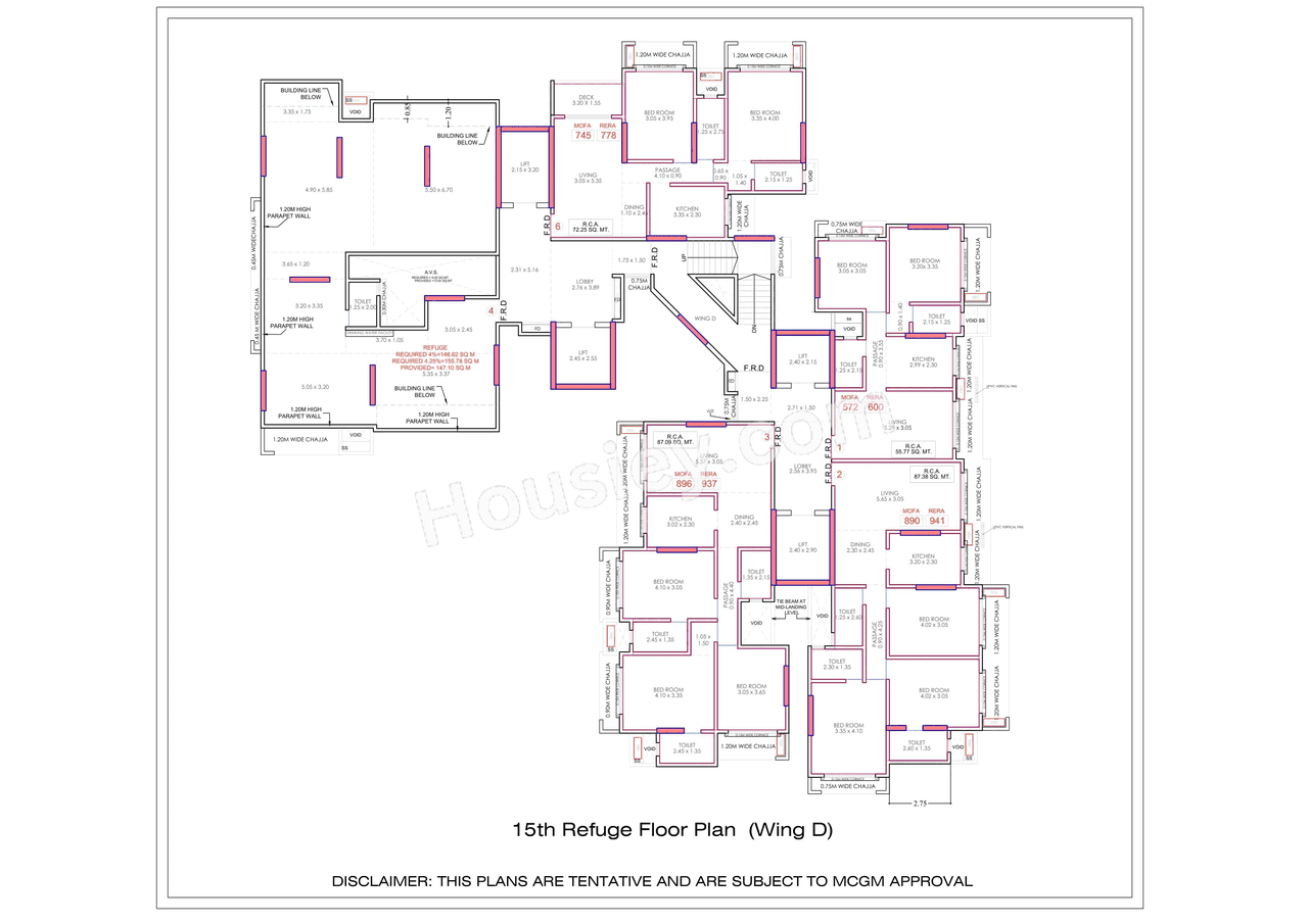 Rishabraj Avyaana Floor plan 15