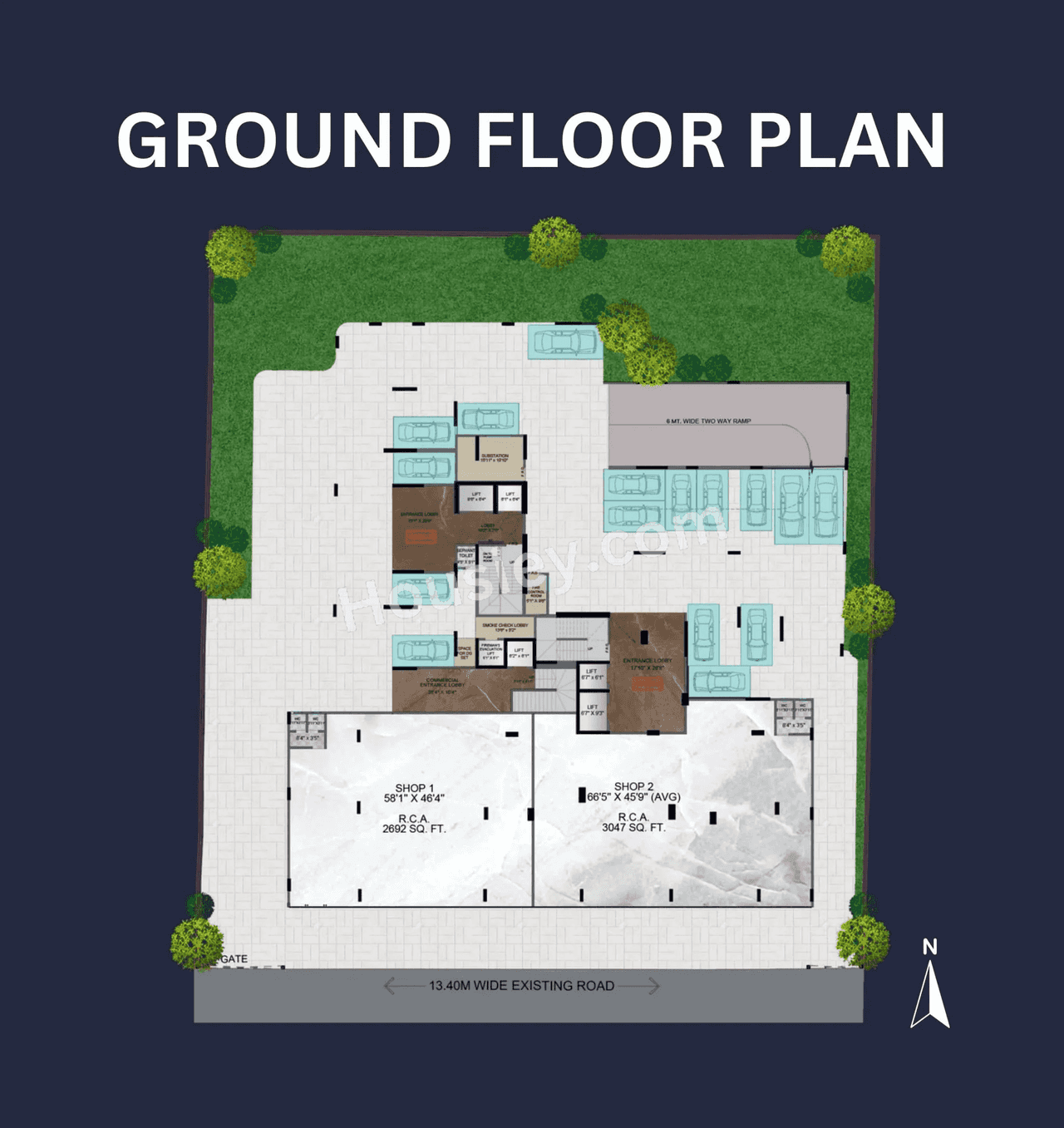 Rishabraj Ceramont Floor plan 1