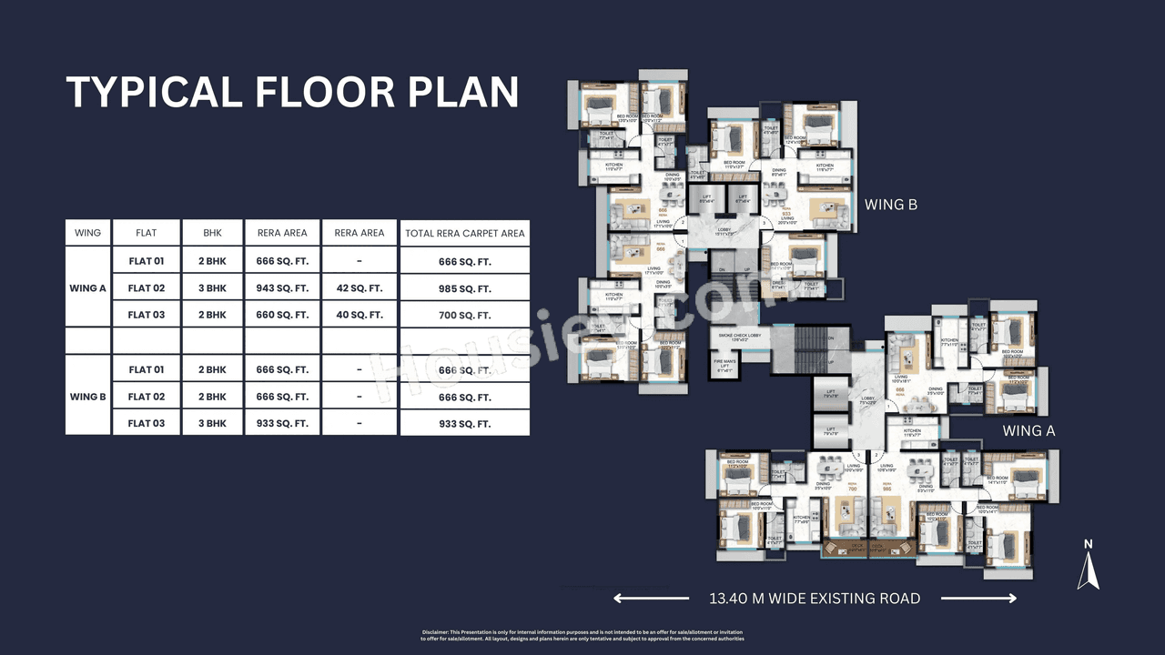 Rishabraj Ceramont Floor plan 1