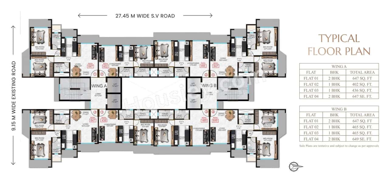 Rishabraj Emerald Floor plan 1