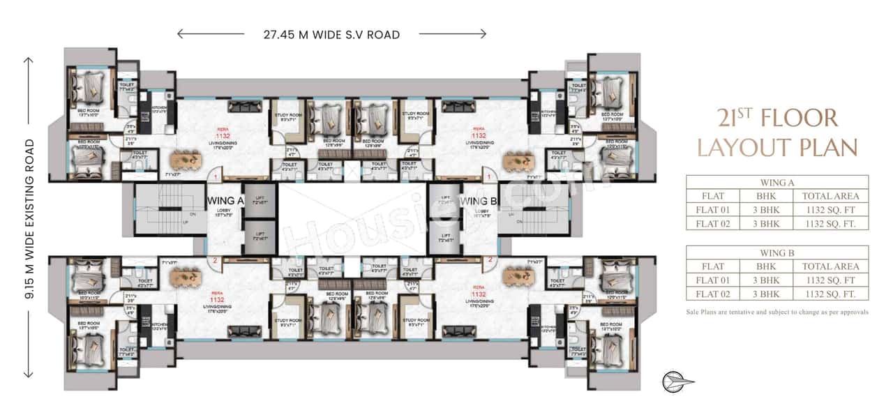 Rishabraj Emerald Floor plan 2