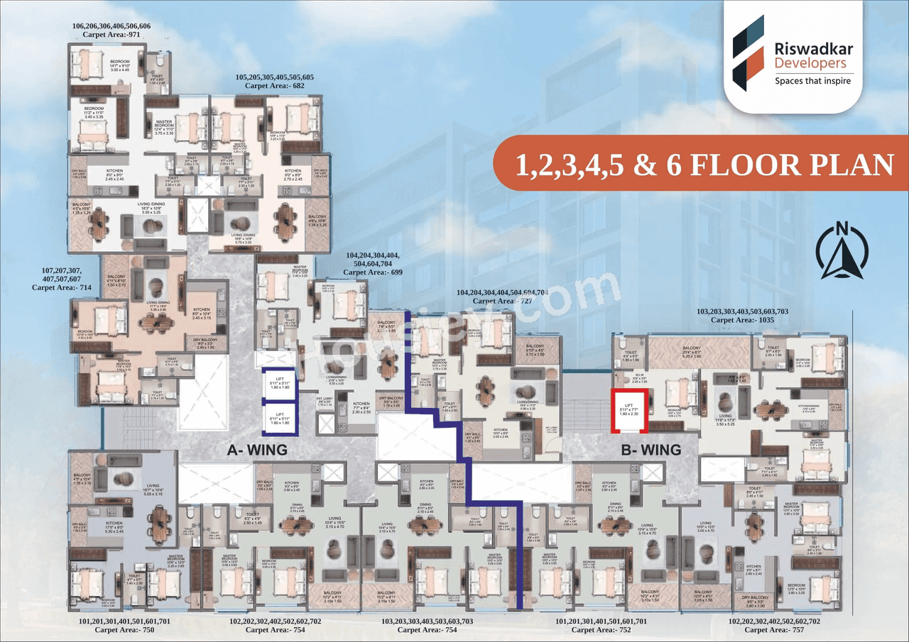 Riswadkar Element 77 Floor plan 1