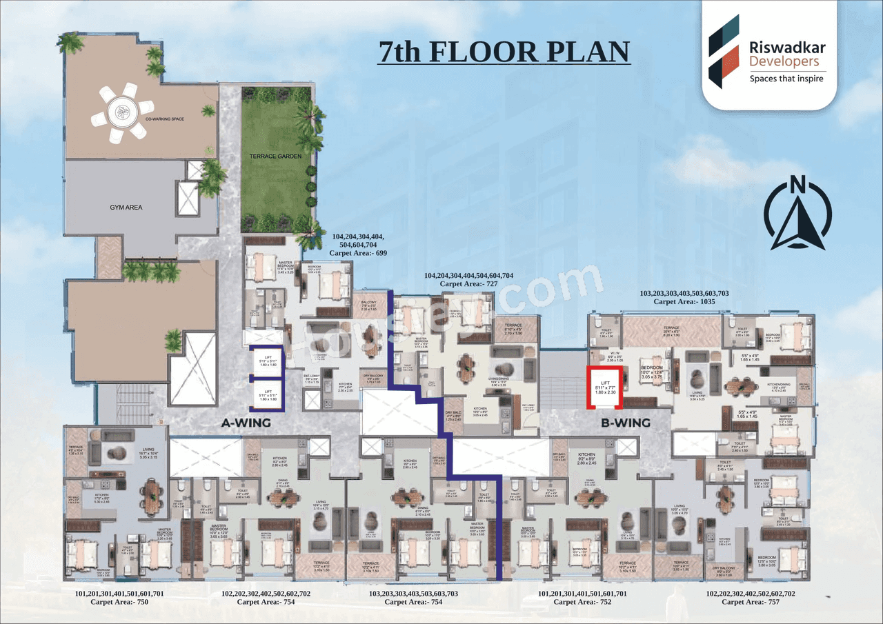 Riswadkar Element 77 Floor plan 2