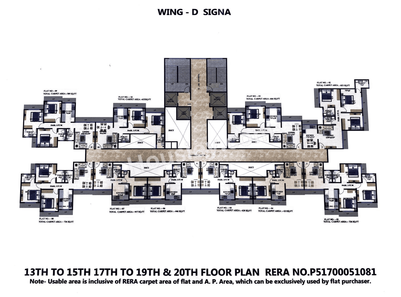 Ritz Life Floor plan 4
