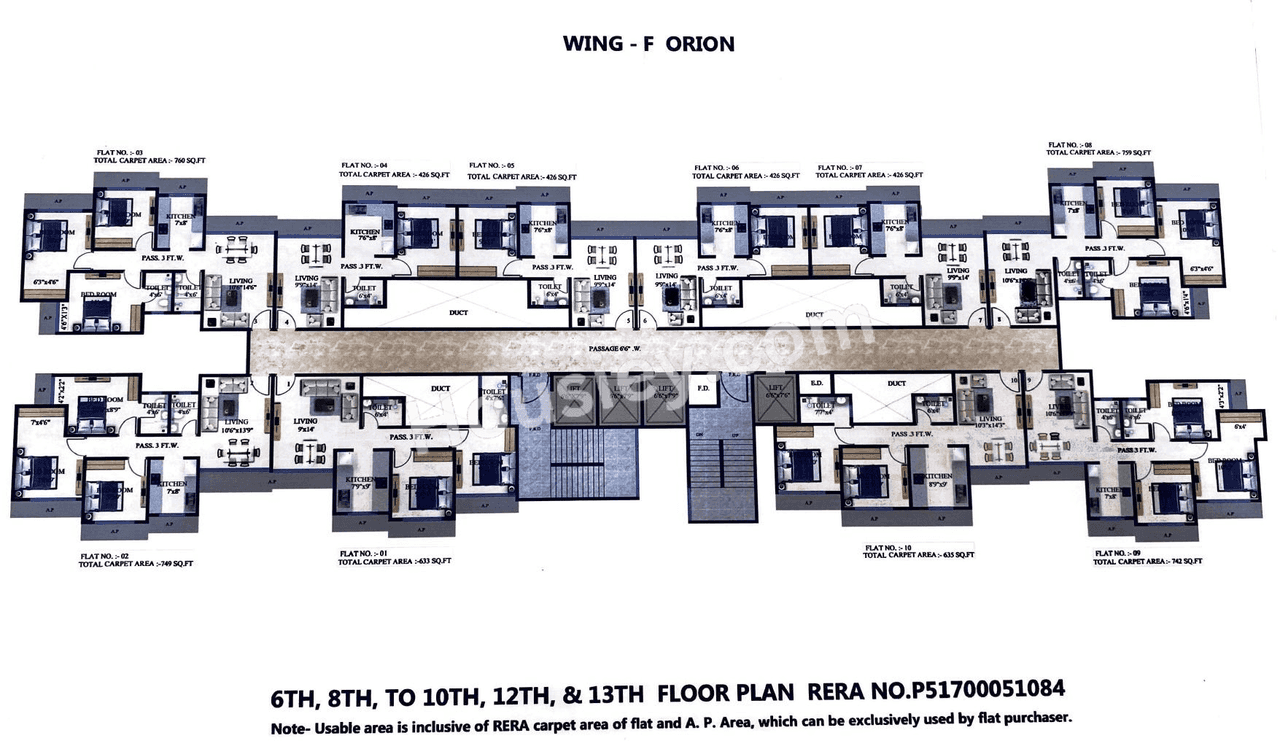 Ritz Life Floor plan 5