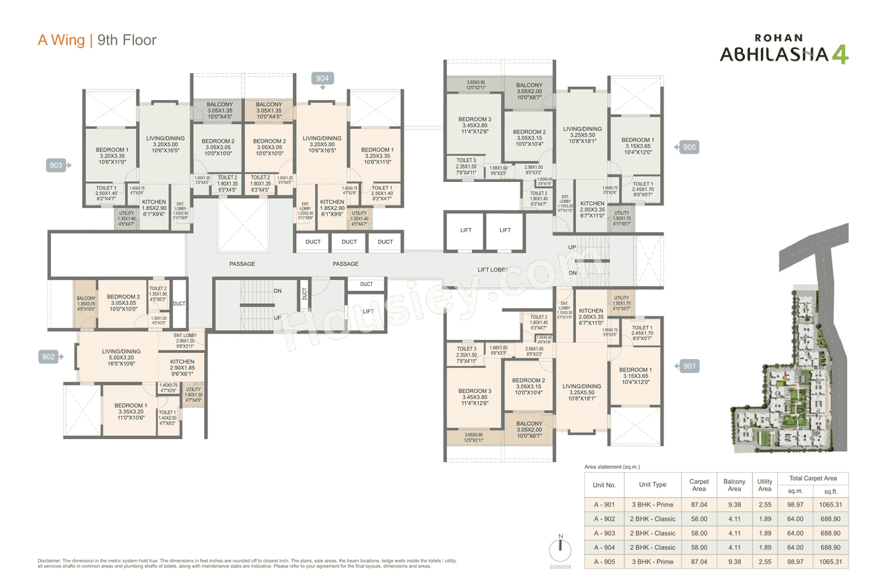 Rohan Abhilasha Floor plan 6