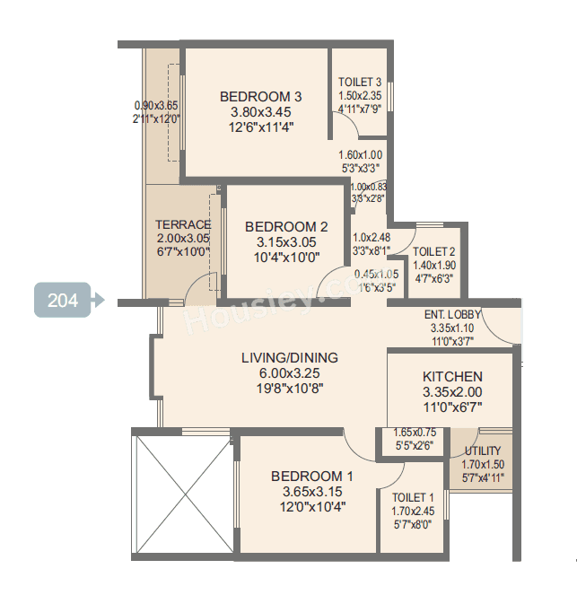 Rohan Abhilasha Floor plan 29