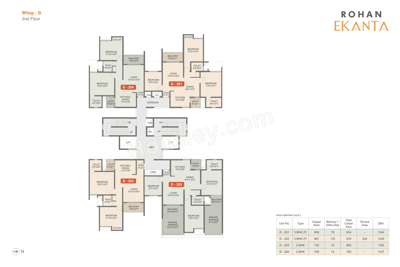 Rohan Ekanta Floor plan 2