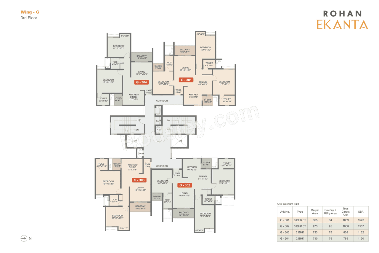 Rohan Ekanta Floor plan 4