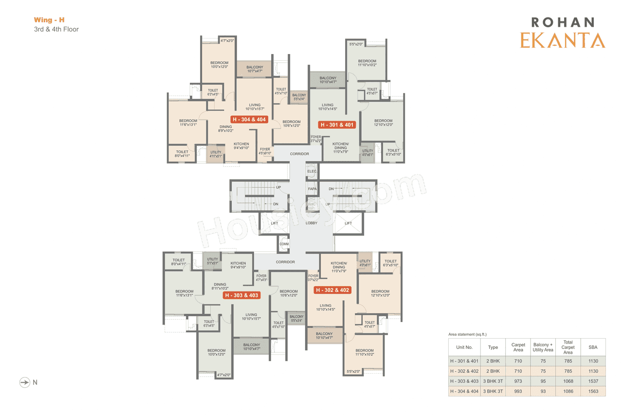 Rohan Ekanta Floor plan 5
