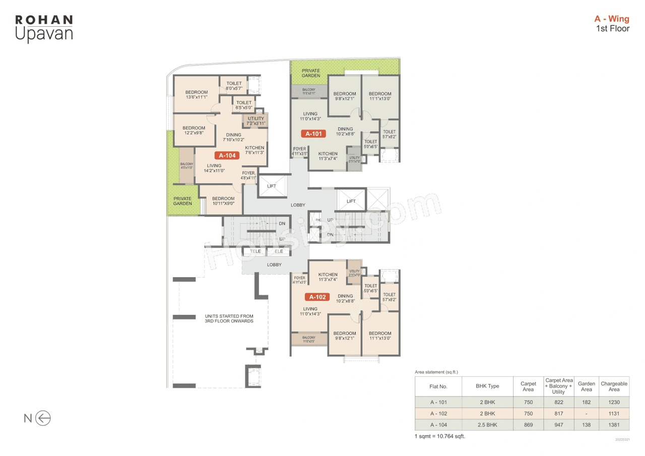 Rohan Upavan Floor plan 1