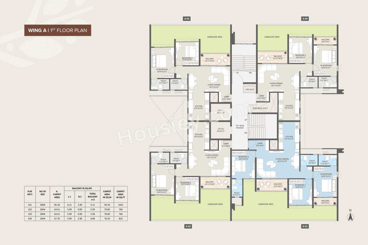 Rohit 108 Astera Floor plan 1