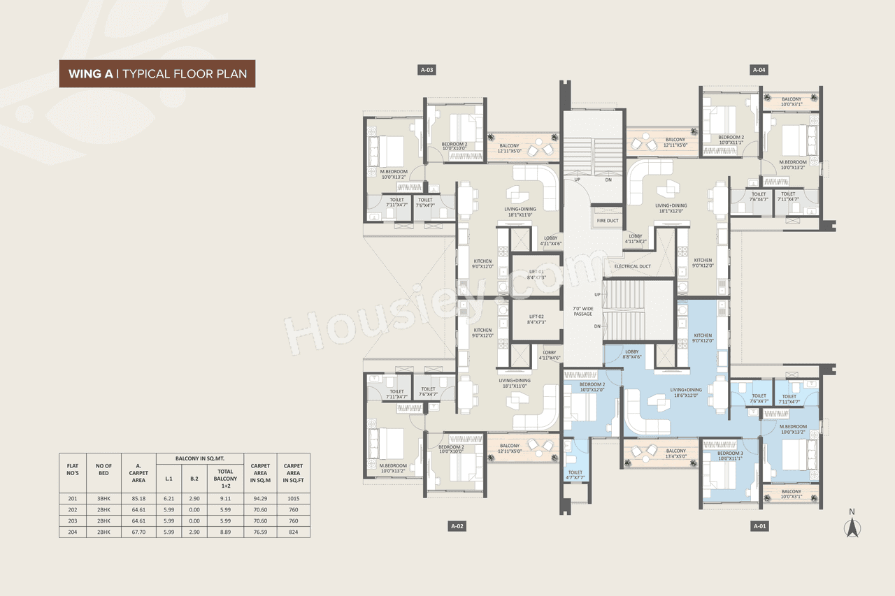 Rohit 108 Astera Floor plan 3