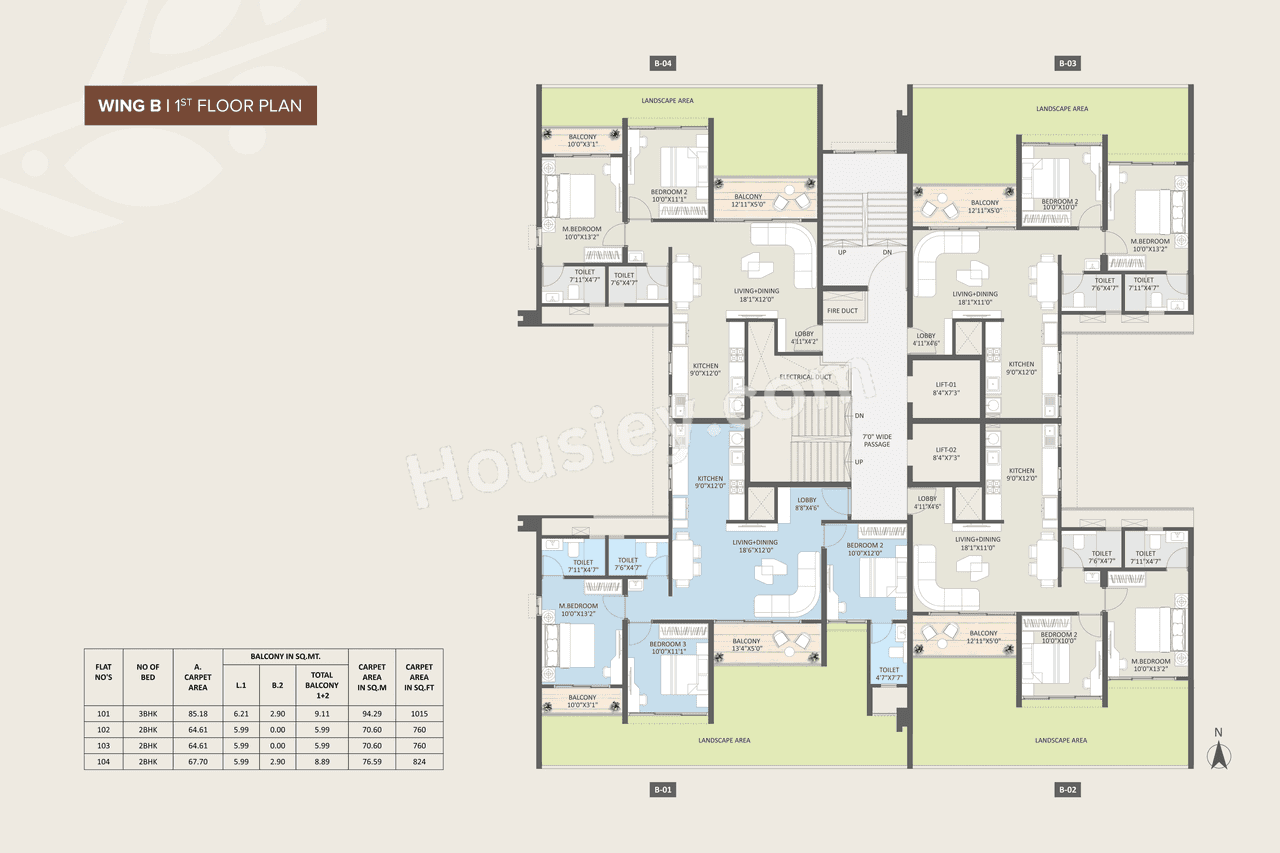 Rohit 108 Astera Floor plan 4