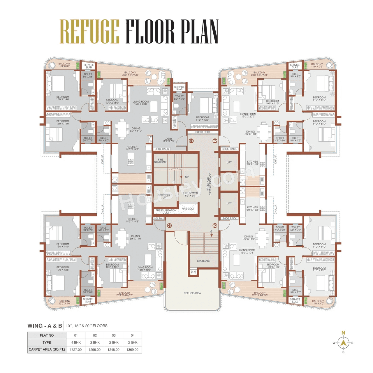 Royal Morya Skydale Floor plan 1