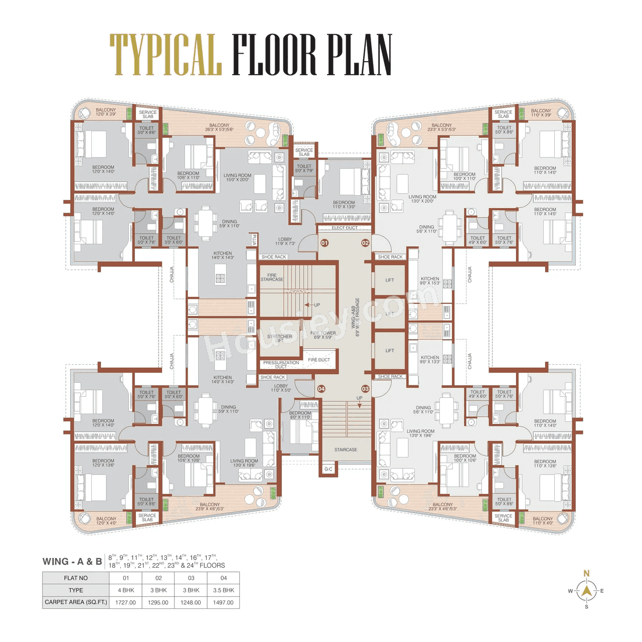 Royal Morya Skydale Floor plan 2
