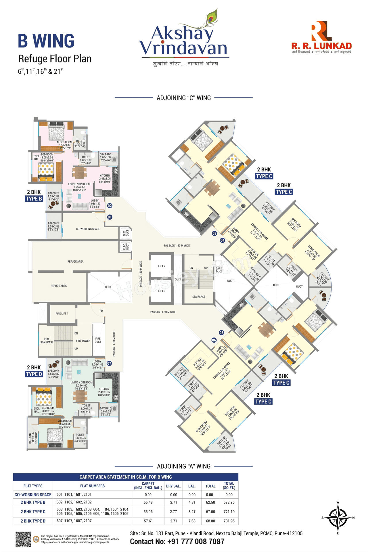 RR Lunkad Akshay Vrindavan Floor plan 8