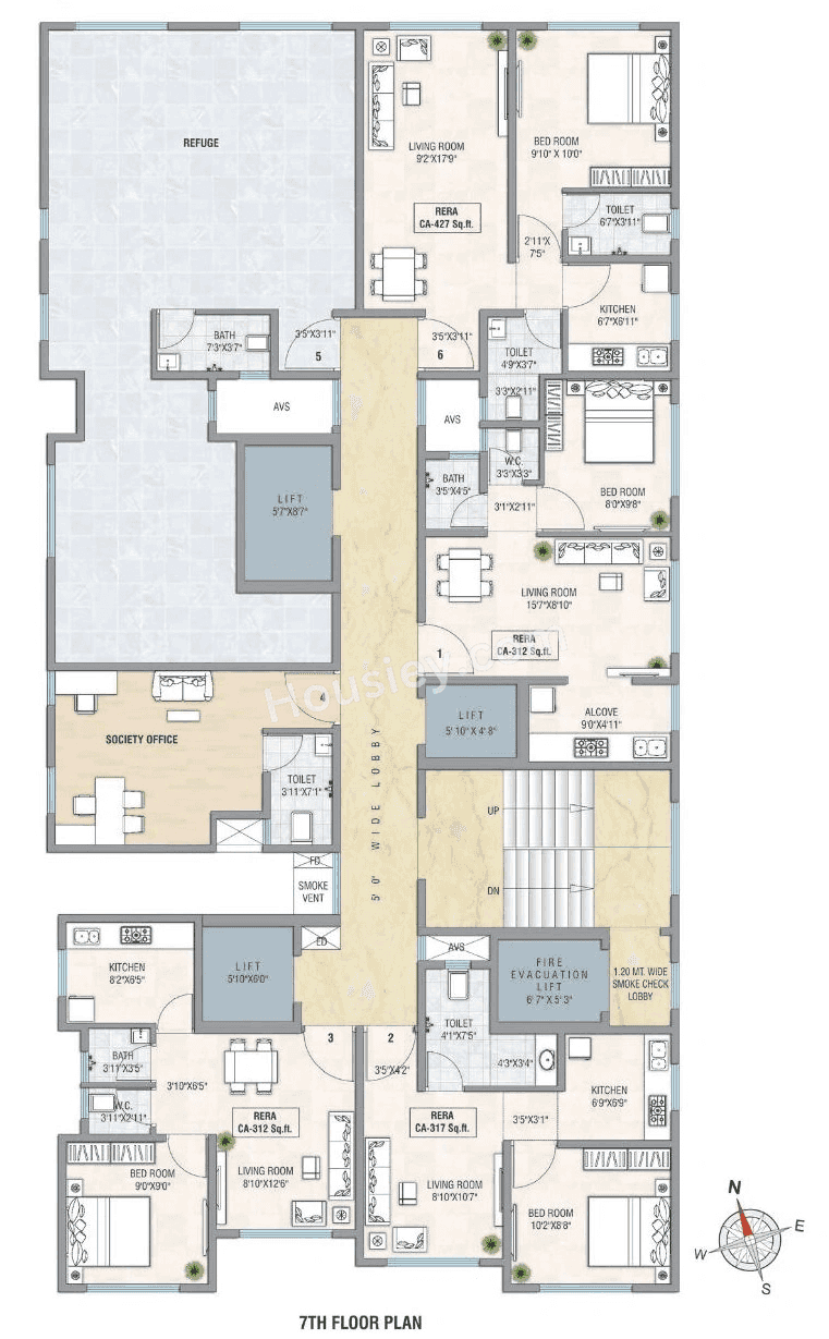 Rudra Galaxy Aura Floor plan 2