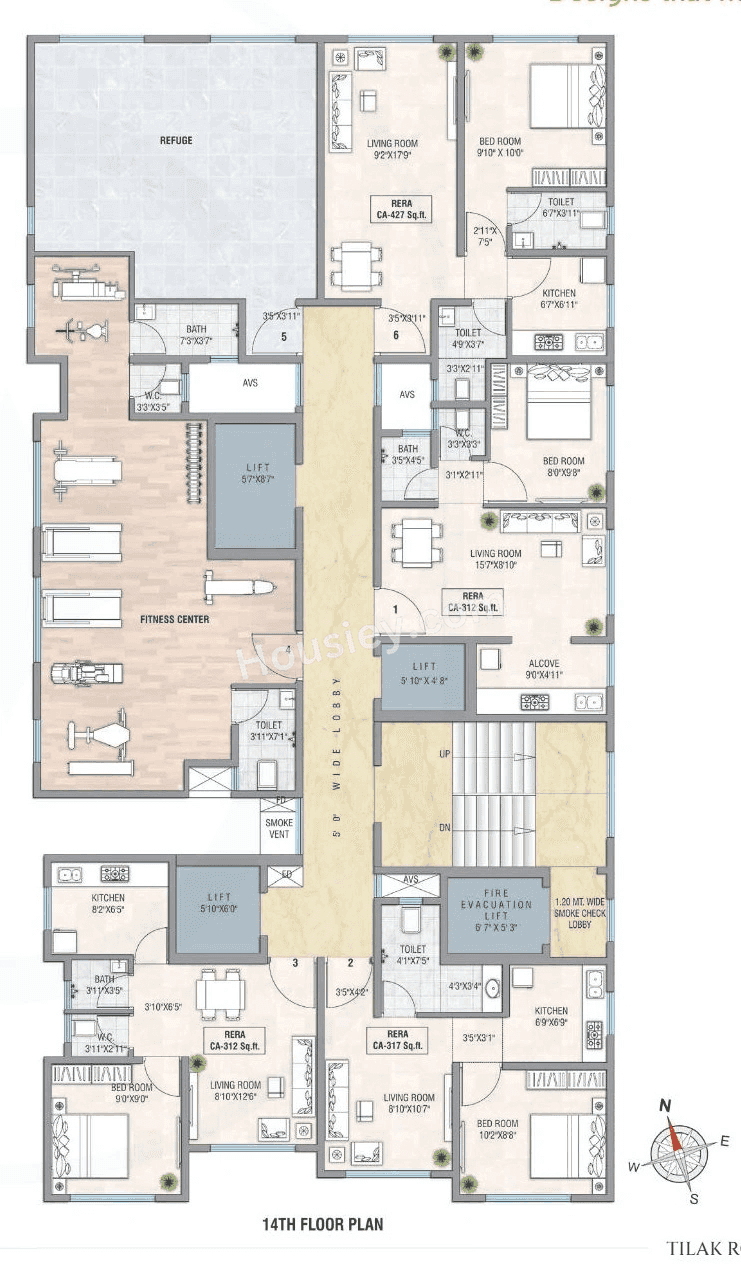 Rudra Galaxy Aura Floor plan 3