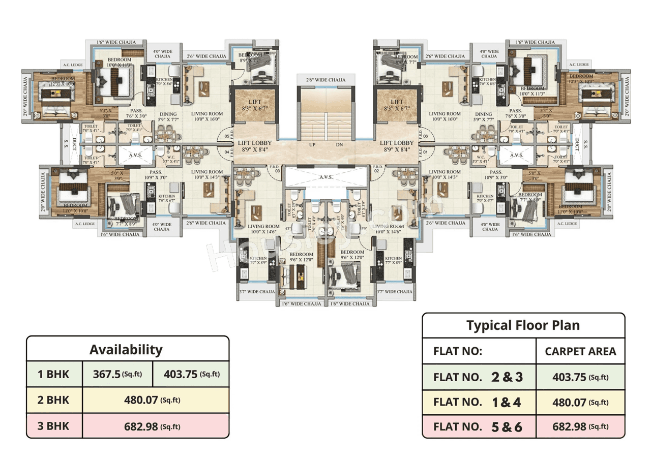 Rudua Kyrah Apartment Floor Plan