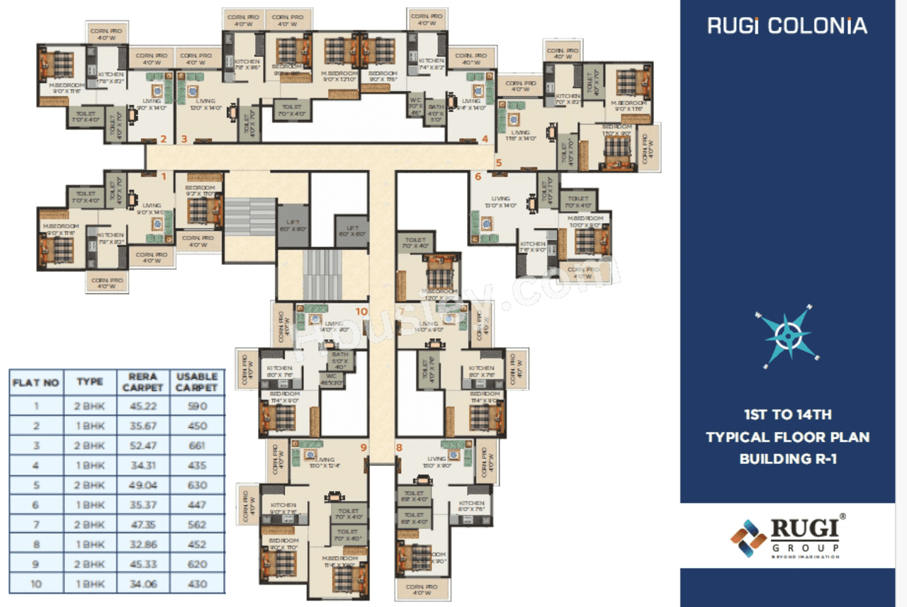 Rugi Colonia Floor plan 1
