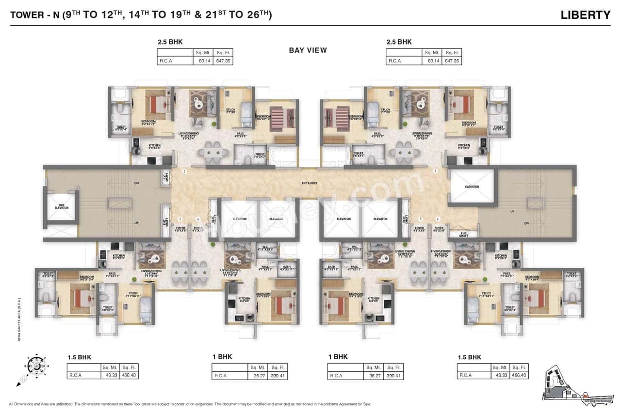 Runwal Avenue Floor plan 16