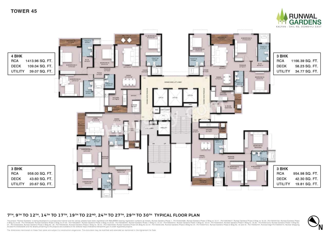 Runwal Garden Park View Floor plan 3