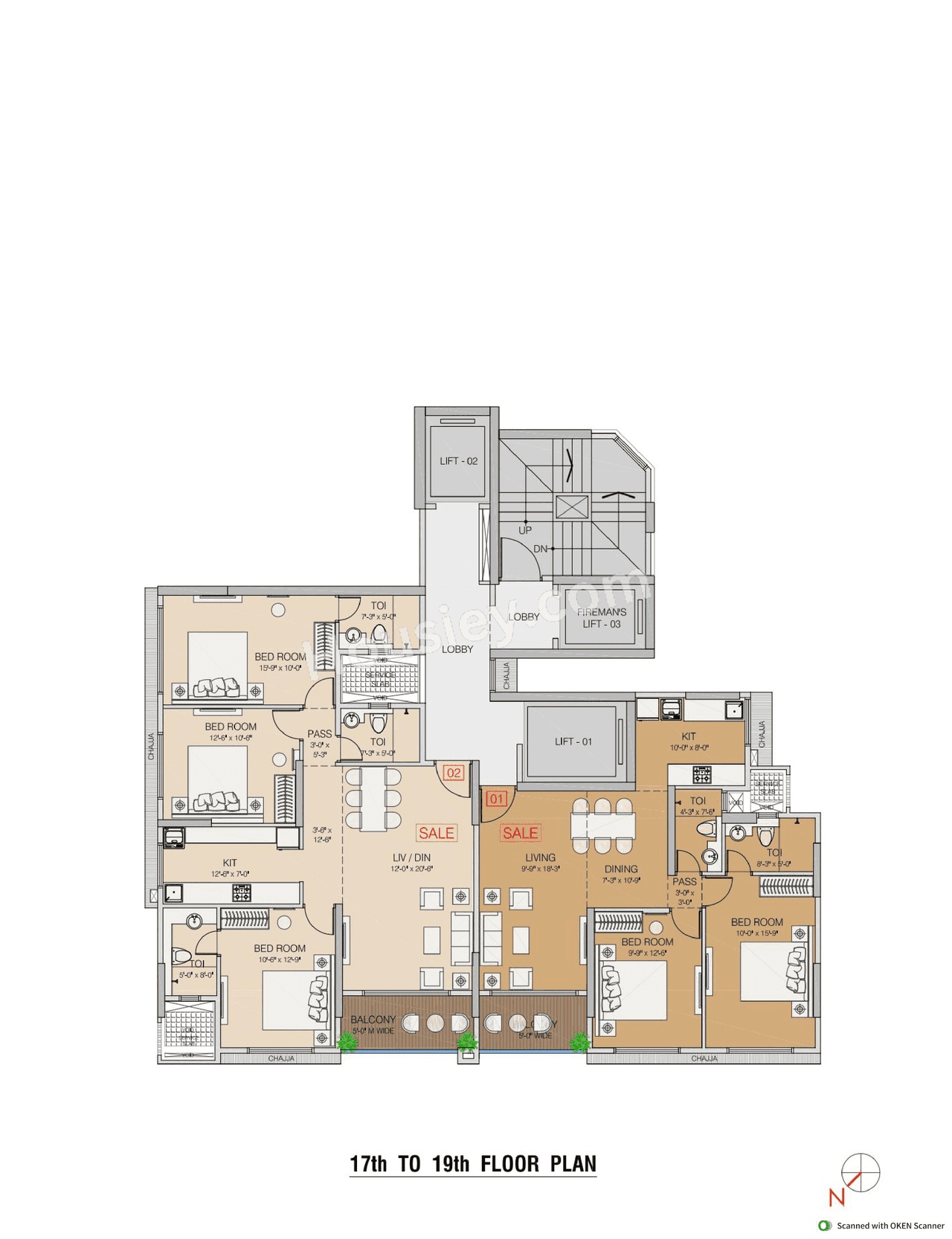 Ruparel Arista Floor plan 3