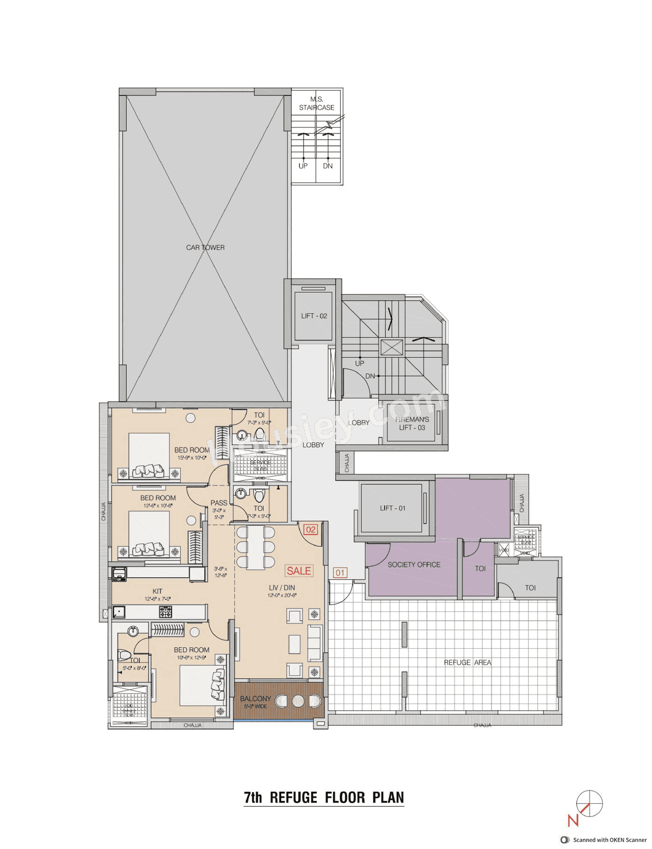 Ruparel Arista Floor plan 7